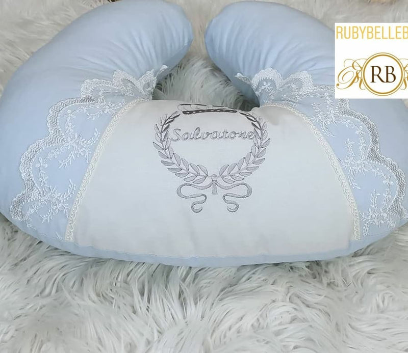 Newborn Infant Nursing Pillow - Light Blue