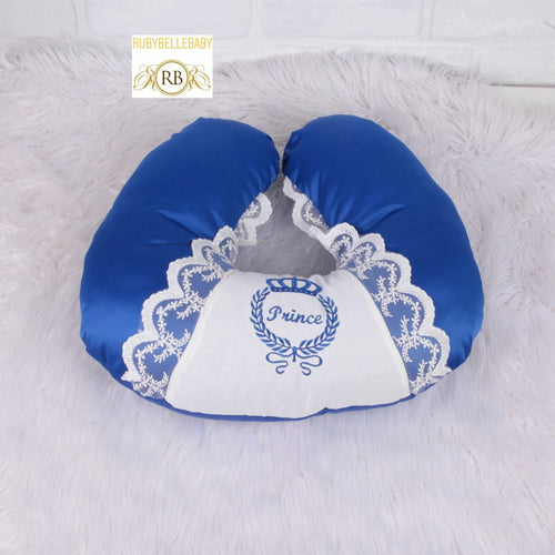 Newborn Baby Nursing Pillow - Royal Blue - RUBYBELLEBABY