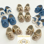 Baby Boy Moccasins Shoe Set - More Colors