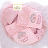Bella Newborn Nest/Blanket Set - Blush