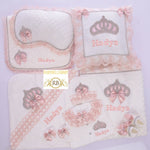 8pcs Princess Crown Set - Blush