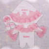 4pcs Camila Lina Set - White/Pink