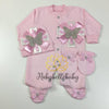 3pcs Butterfly Princess Set - Pink/Silver or Pink/Gold - RUBYBELLEBABY