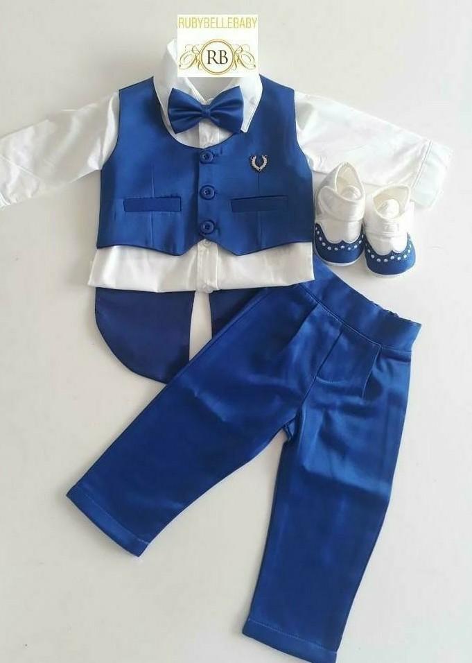 5pcs Mini Tux Set - Royal Blue