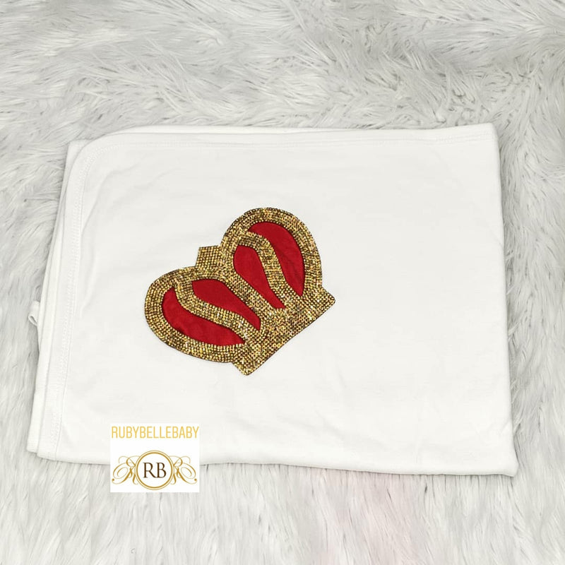 Royal Crown Receiving Blanket - All Colors