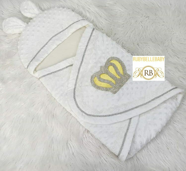 Royal Crown Swaddle  - Yellow