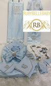 16pcs Royal Crown Set - Light Blue - RUBYBELLEBABY