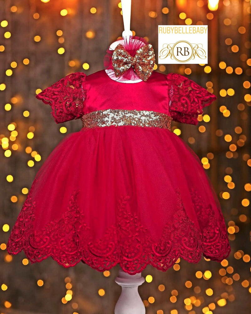 Kaylee Infant Dress - Colors Peach / 5T Kaylee Infant Dress - Colors Peach / 5T
