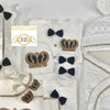 7pcs HRH Crown Set - Black/Gold