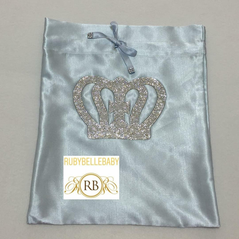 Royal Crown Baby Wet/Dry Bag - Blue - RUBYBELLEBABY