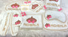 9pcs Princess Crown Set - Pink/Gold