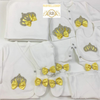 10pcs Princess Crown Set - Yellow/Silver - RUBYBELLEBABY