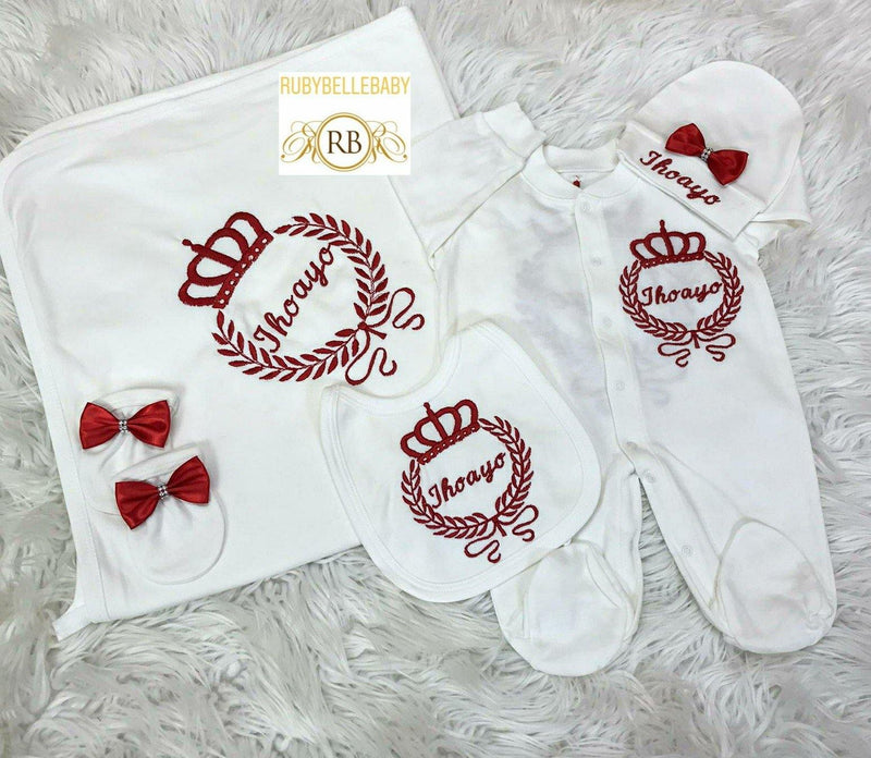 10pcs Embroidery Set - Red - RUBYBELLEBABY