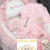 Noella Bed Set - Pink - RUBYBELLEBABY