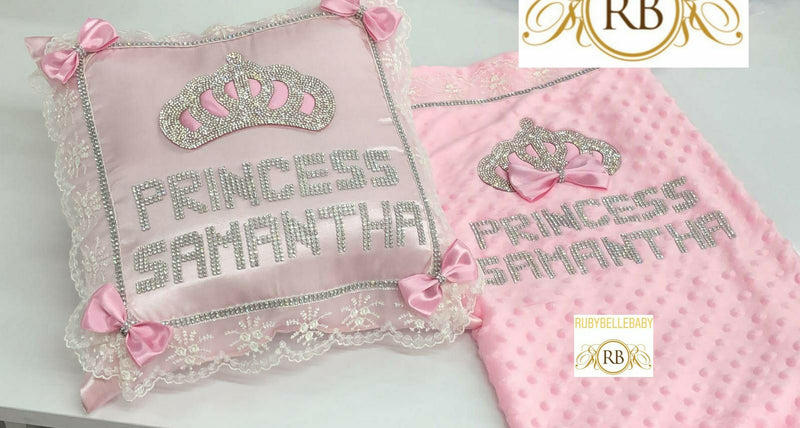 Blanket and Pillow Set - Pink