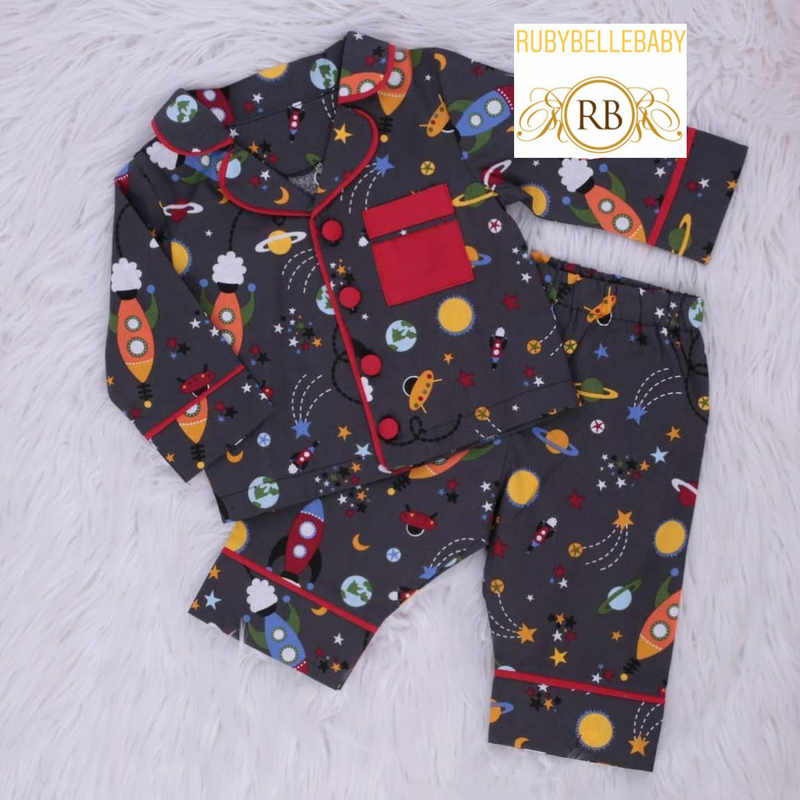Space Pajamas Set