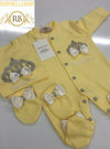3pcs Princess Crown Set - Yellow/White