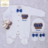 4pcs HRH Crown Set - Blue