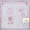 4pcs Jeweled Blanket Set  -  Blush