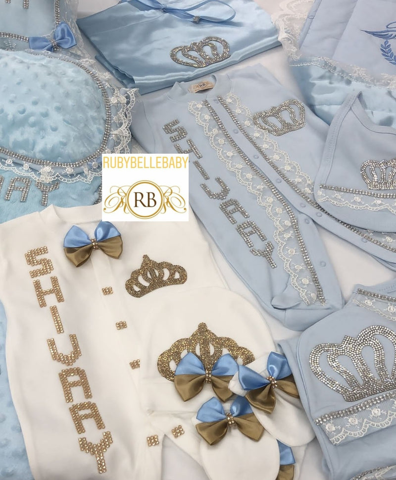 16pcs Royal Crown Set - Light Blue