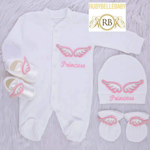 4pcs Wings Set - Pink