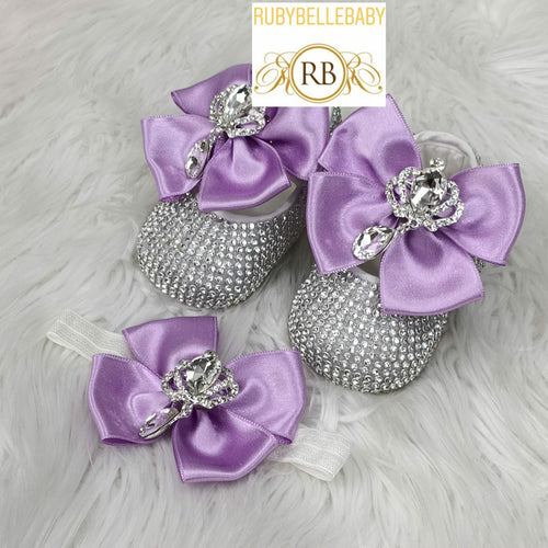Princess Shoe Set - Lilac/Silver