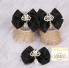 Baby Girl Princess Shoe Set - Black