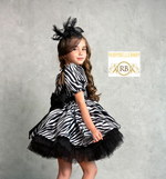 Zlynn Dress -Black/White