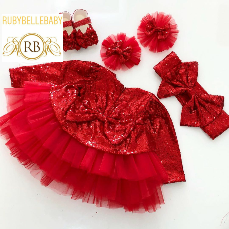 Ciara Dress - Red