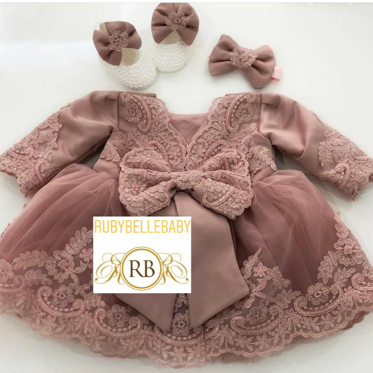 Calliope Infant Dress - Blush