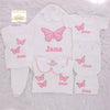 10pcs Newborn Baby Girl Butterfly Set - Pink
