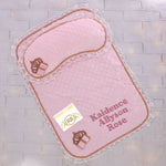 Infant Girl Mat & Pillow - Pink