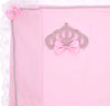 Bling Baby Girl Princess Crown Receiving Blanket - Pink