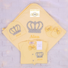 4pcs HRH Crown Set - Yellow/Silver