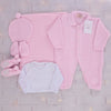 6pcs Organic Newborn Baby Knitwear Set