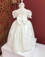 Leslee Anna Christening Dress Set - Ivory