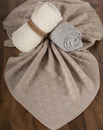 Rubybellebaby Organic Newborn Baby Knit Blanket