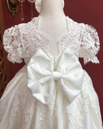 Leslee Anna Christening Dress Set - Ivory