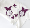 4pcs Floral Butterfly Blanket Baby Girl Set - More Colors