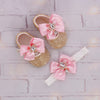 Swarvoski Princess Shoe Set - Pink