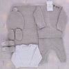 7pcs Organic Newborn Baby Boy Knitwear Set