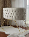 Luxury Oxford Velvet Bassinet