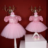 Sabrina Girls Party Dress - Pink