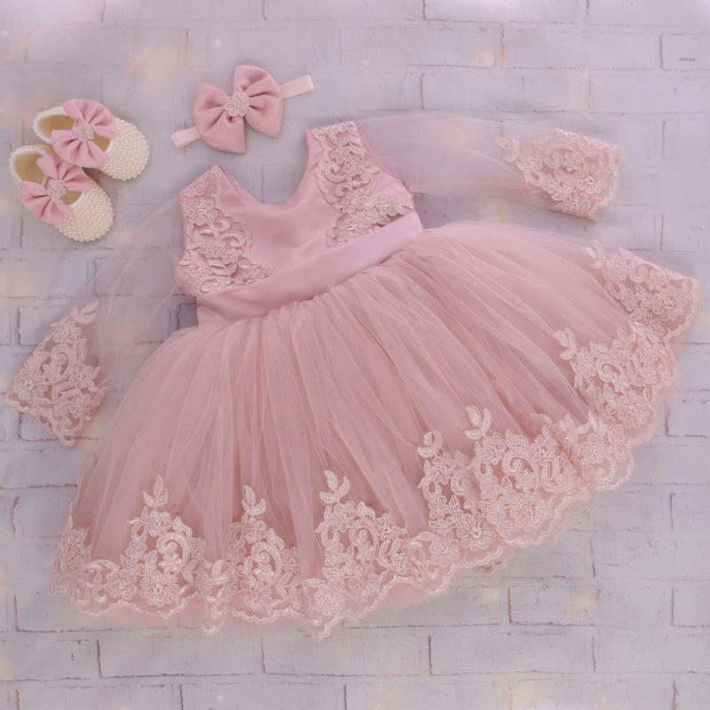 Ruby Shay Infant Dress - Blush