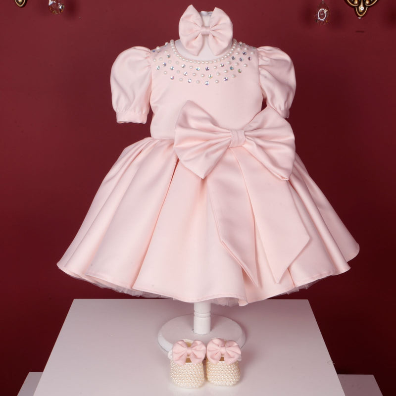 Luisa Pearl Girls Tea Party Dress RUBYBELLEBABY Luisa Pearl Girls Tea Party Dress RUBYBELLEBABY