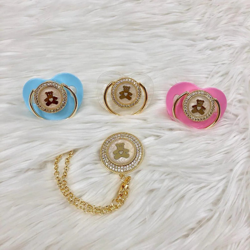 Teddy Bling Baby Pacifier - More Colors