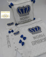 5pcs HRH Crown Set - Blue/Silver or Gold - RUBYBELLEBABY
